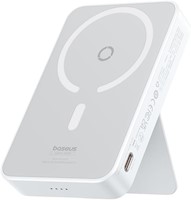 POWER BANK INALÁMBRICO MAGNÉTICO BASEUS MAGPRO 5000MAH PD20W - BLANCO